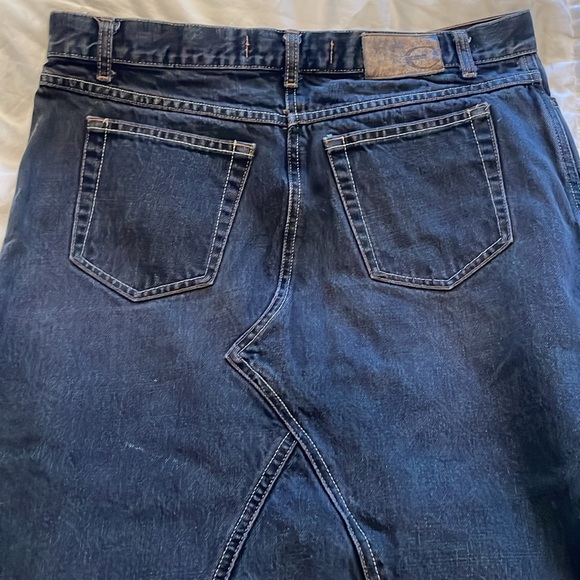 JustCavalli dark grey mid length denim skirt - Picture 3 of 8